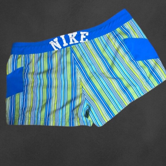 Blue Green & White NIKE Surf Shorts sz XL - Picture 5 of 7